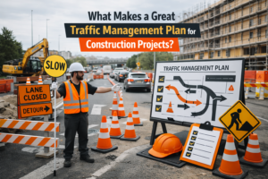 road construction management plan